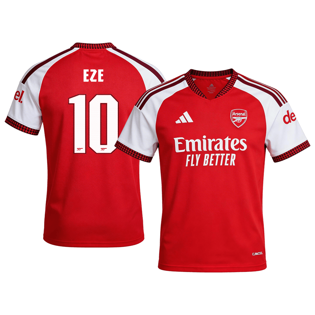 Męska domowa koszulka Arsenalu 2026/27 – EZE #10 (UCL)