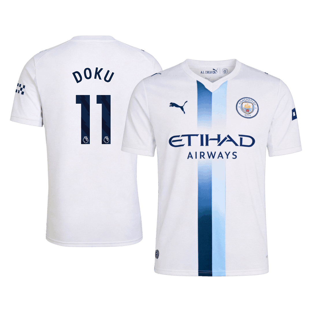 Męska koszulka Manchesteru City trzecia DOKU #11 2026/27