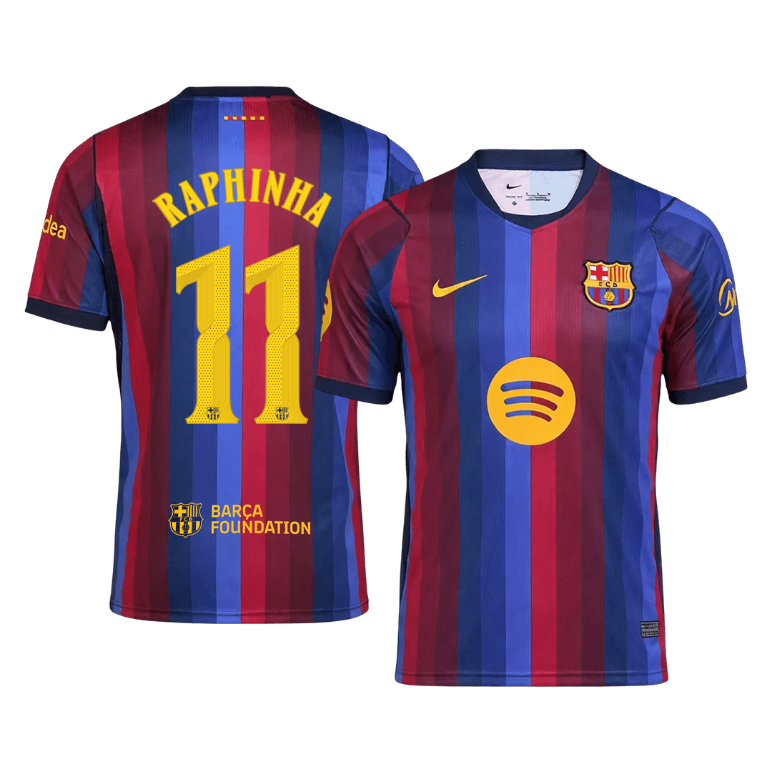 Męska domowa koszulka FC Barcelony 2026/27 – RAPHINHA #11 (UCL)