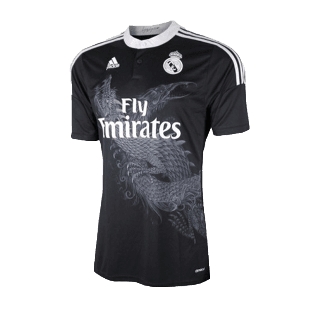 Męska Koszulka Retro Trzecia Wyjazdowa Real Madrid BENZEMA #9 2014/15 - Topowe Koszulki Pilkarskie Sklep Internetowy