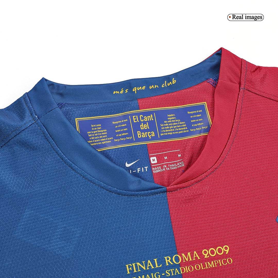 Koszulka Retro Domowa Barcelona XAVI #6 Długi Rękaw 2008/09 - UCL Final - Topowe Koszulki Pilkarskie Sklep Internetowy
