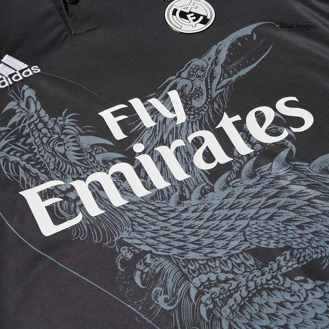 Męska Koszulka Retro Trzecia Wyjazdowa Real Madrid SERGIO RAMOS #4 2014/15 - Topowe Koszulki Pilkarskie Sklep Internetowy