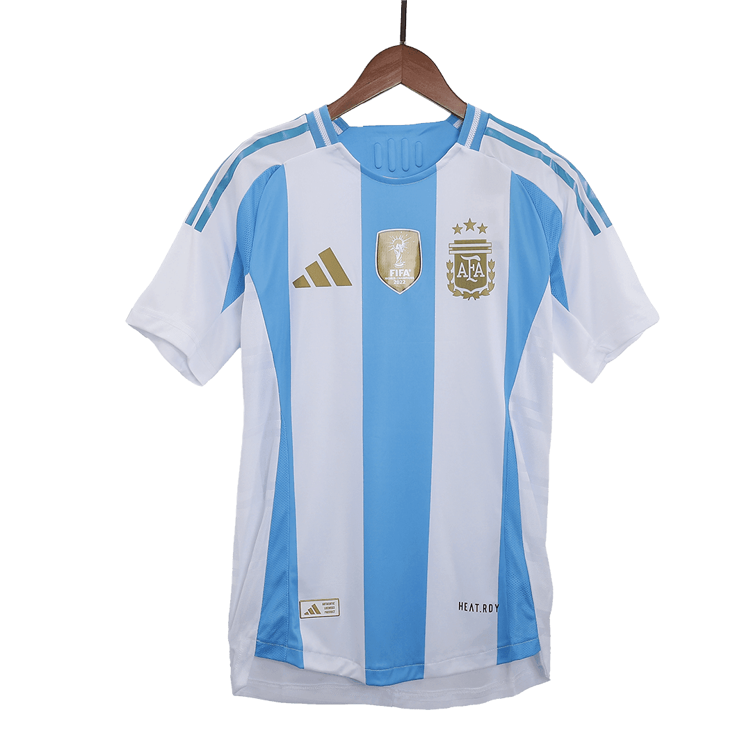 Męska Koszulka Domowa Argentyna Wersja Piłkarska 2024 - Slim Fit - Topowe Koszulki Pilkarskie Sklep Internetowy
