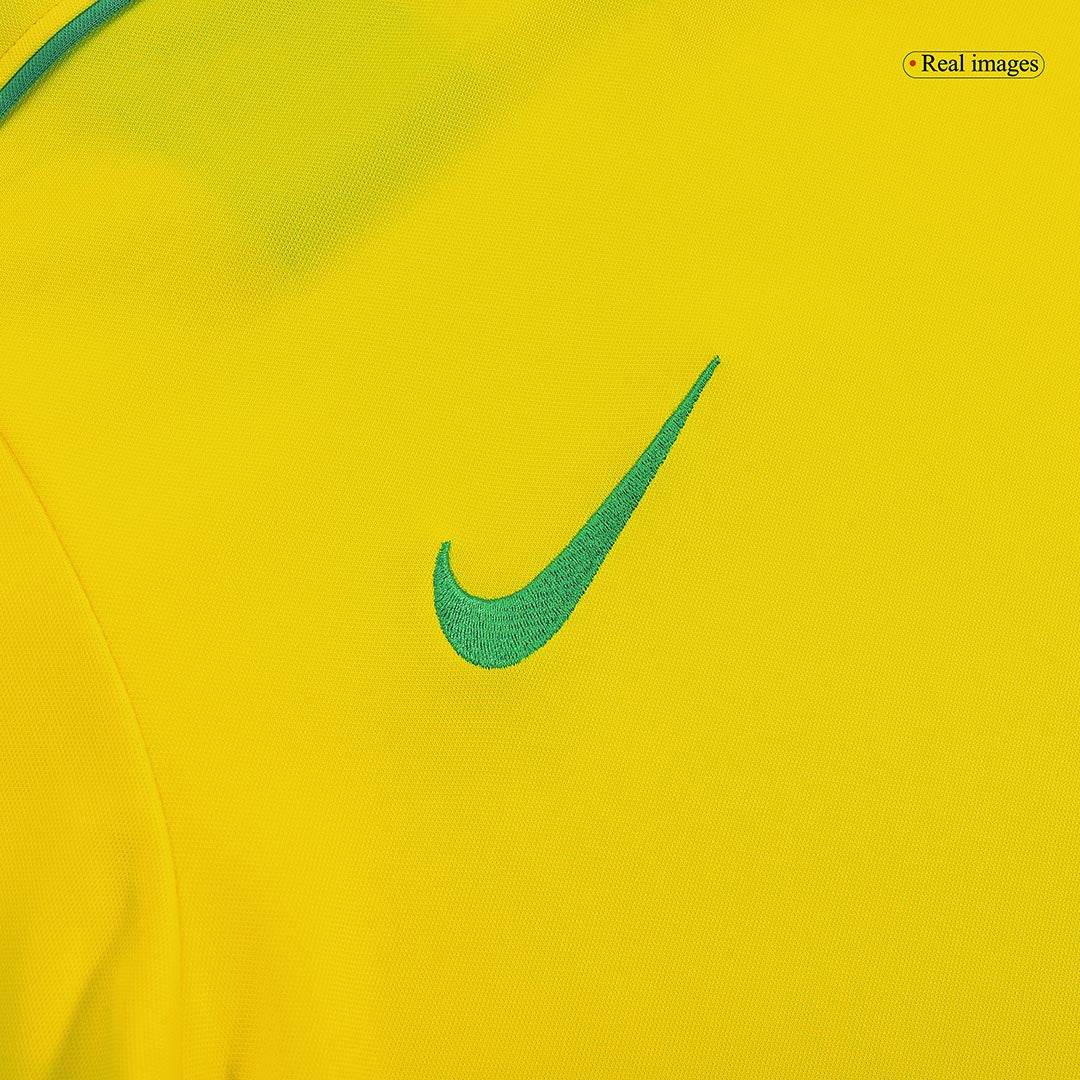 Męska Koszulka Retro Domowa Brazylia CAFU #2 1998 - World Cup - Topowe Koszulki Pilkarskie Sklep Internetowy
