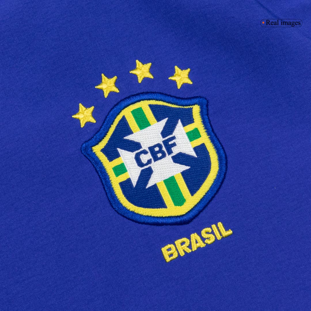 Męska Koszulka Retro Wyjazdowa Brazil 2002
