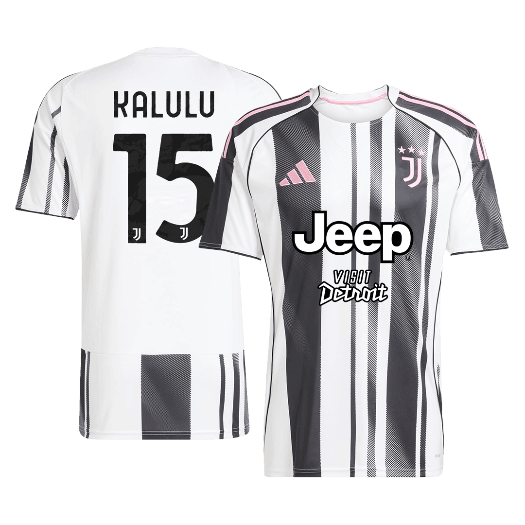 Męska Koszulka Domowa Juventus KALULU #15 2025/26 - Topowe Koszulki Pilkarskie Sklep Internetowy