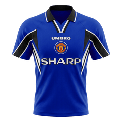 Męska Koszulka Retro Trzecia Wyjazdowa Manchester United 1996/97