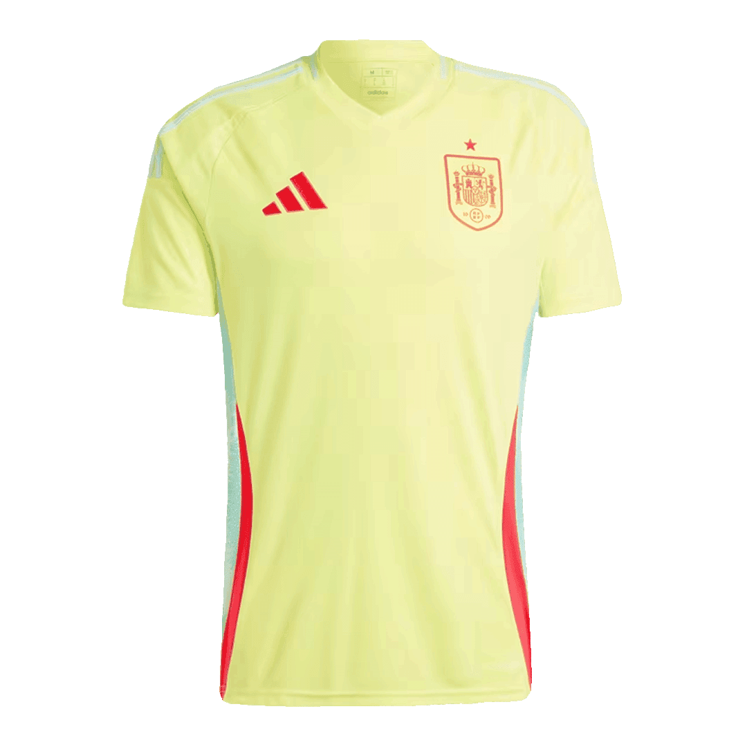 Męska Koszulka Wyjazdowa Hiszpania EURO 2024 - Topowe Koszulki Pilkarskie Sklep Internetowy