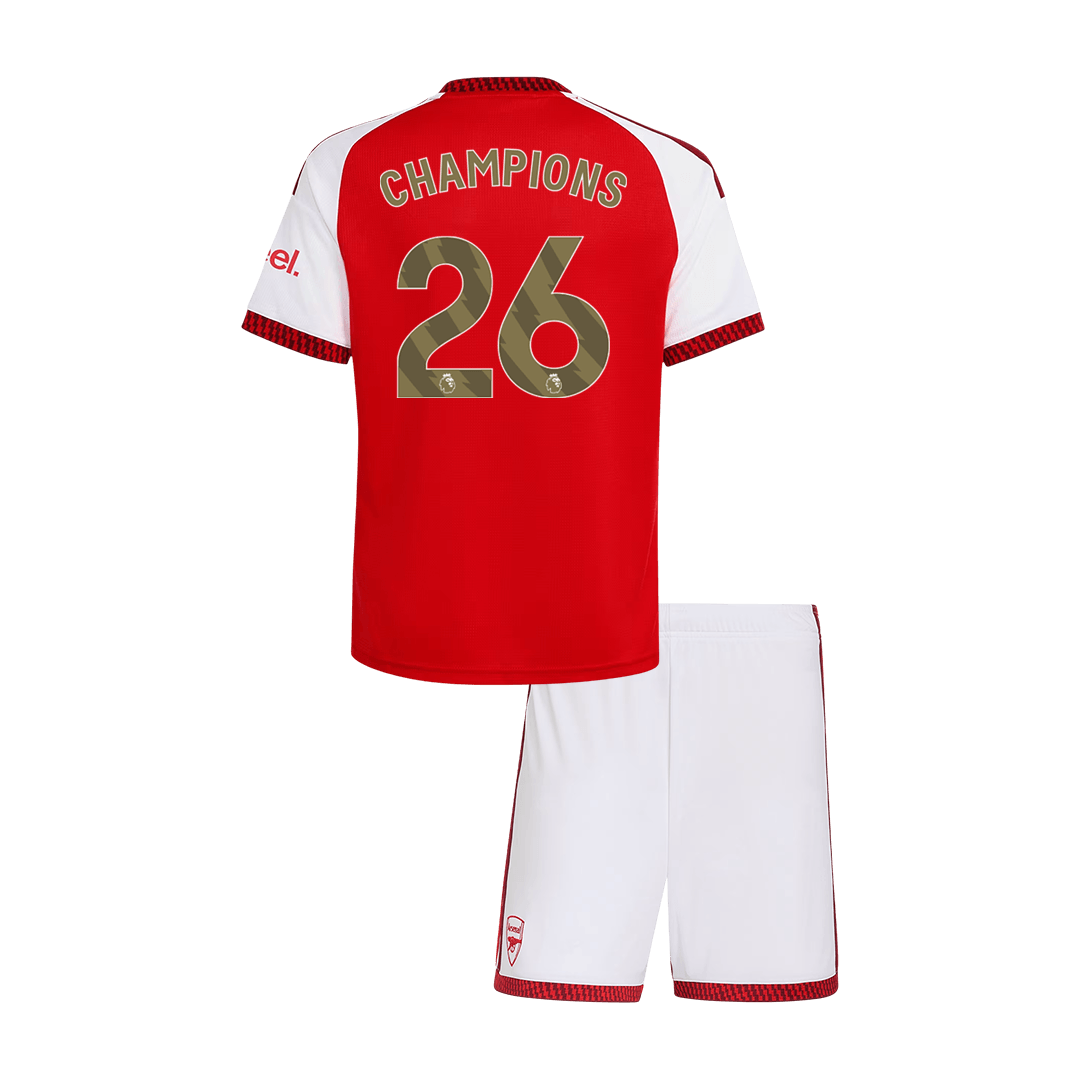 Dziecięcy domowy zestaw Arsenalu 2026/27 – CHAMPIONS #26