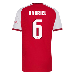 Męska domowa koszulka Arsenalu 2026/27 – GABRIEL #6 (wersja zawodnicza, UCL)