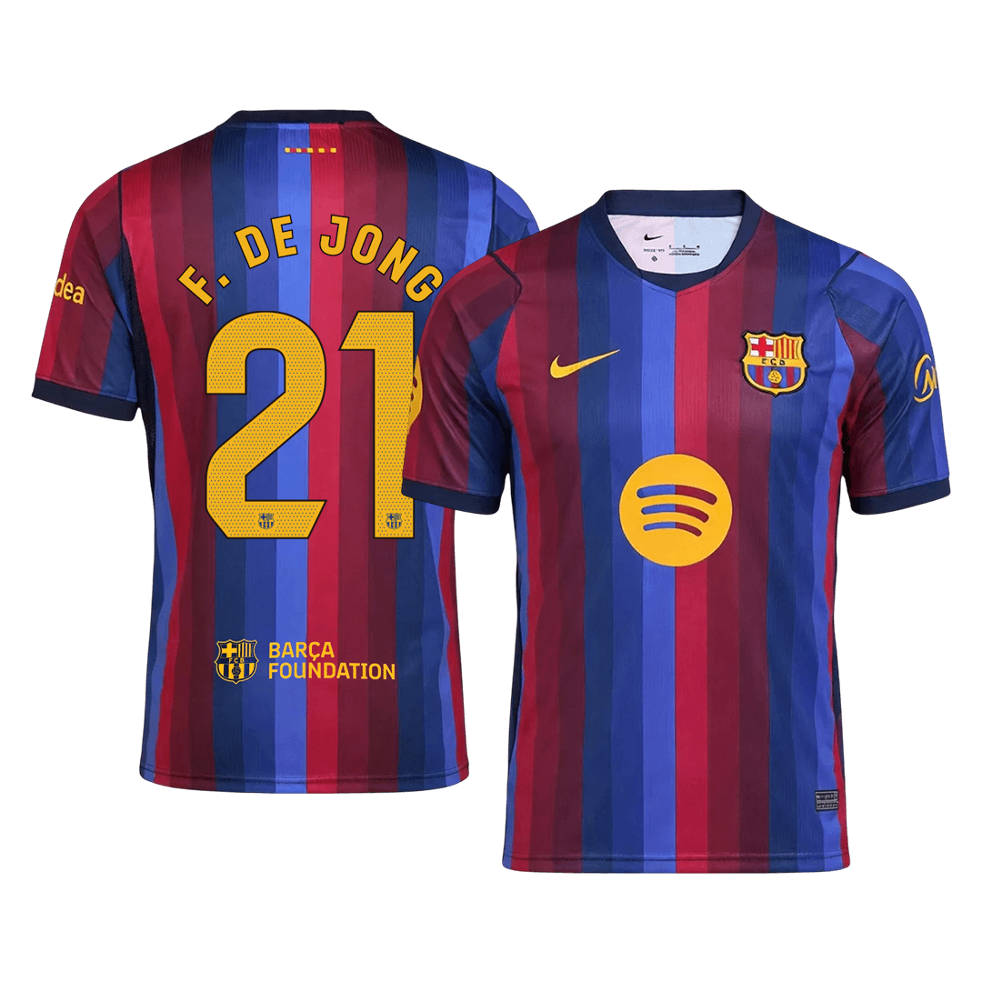 Męska domowa koszulka FC Barcelony 2026/27 – F. DE JONG #21