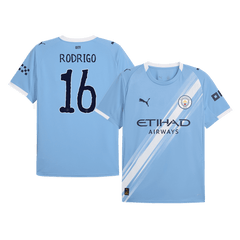 Męska Koszulka Domowa Manchester City RODRIGO #16 2025/26 - Club World Cup - Topowe Koszulki Pilkarskie Sklep Internetowy
