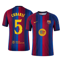 Męska domowa koszulka FC Barcelony 2026/27 – CUBARSÍ #5 (wersja zawodnicza, UCL)