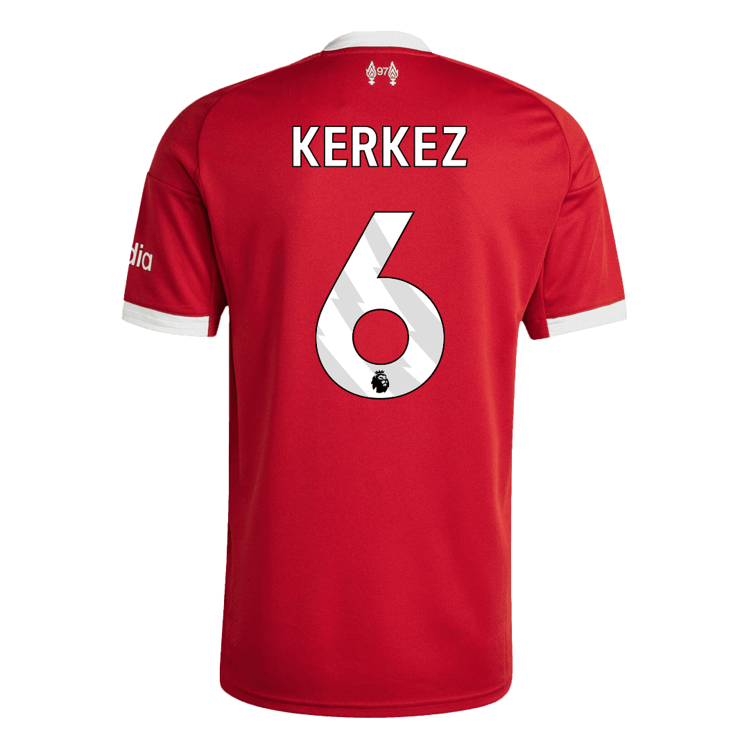Męska Koszulka Domowa Liverpool KERKEZ #6 2025/26 - Topowe Koszulki Pilkarskie Sklep Internetowy