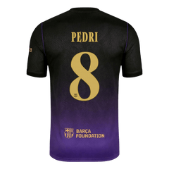 Męska wyjazdowa koszulka FC Barcelony 2026/27 – PEDRI #8 (UCL)