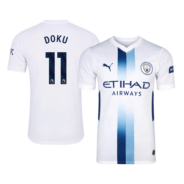 Męska koszulka Manchesteru City trzecia DOKU #11 wersja zawodnicza 2026/27