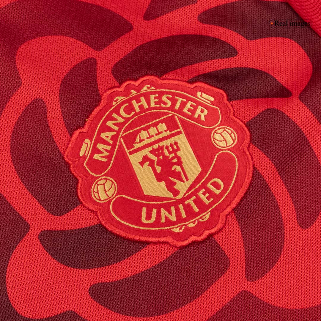 Męska Koszulka Manchester United 2025/26 z Długim Rękawem – Edycja Roku Konia