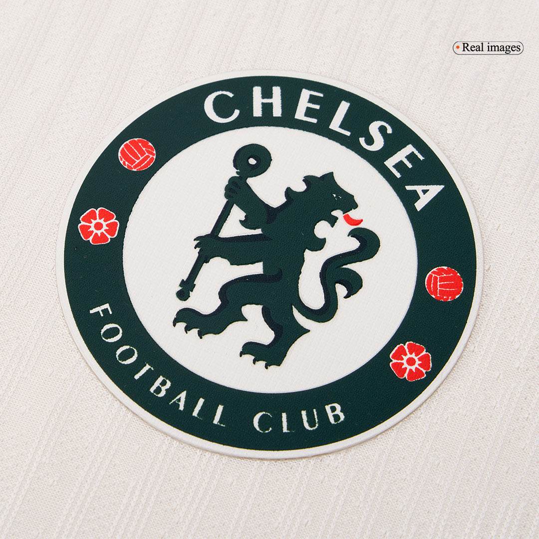 Męska Koszulka Wyjazdowa Chelsea ESTÊVÃO #41 Wersja Piłkarska 2025/26 - Slim Fit - Topowe Koszulki Pilkarskie Sklep Internetowy