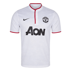 Męska Koszulka Retro Wyjazdowa Manchester United 2013/14