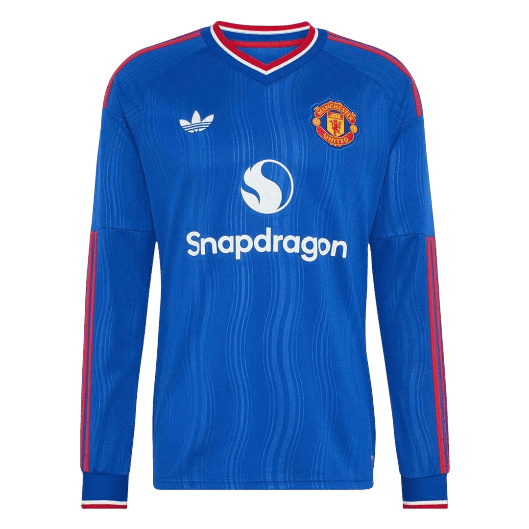 Męska koszulka Manchesteru United wyjazdowa z długim rękawem 2026/27