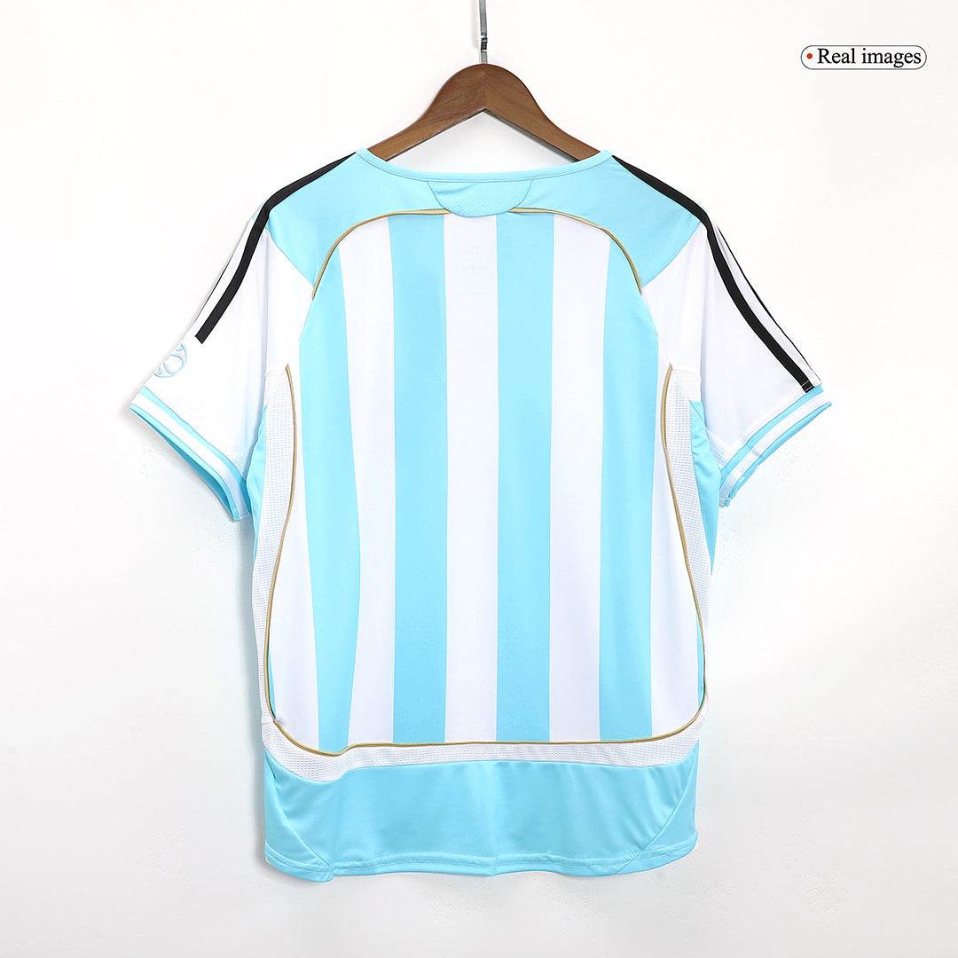 Męska Koszulka Retro Domowa Argentina 2006 - Topowe Koszulki Pilkarskie Sklep Internetowy