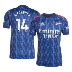 Męska Koszulka Wyjazdowa Arsenal GYÖKERES #14 2025/26