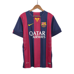 Męska Koszulka Retro NEYMAR JR #11 Barcelona Domowa 2014/15 - Topowe Koszulki Pilkarskie Sklep Internetowy
