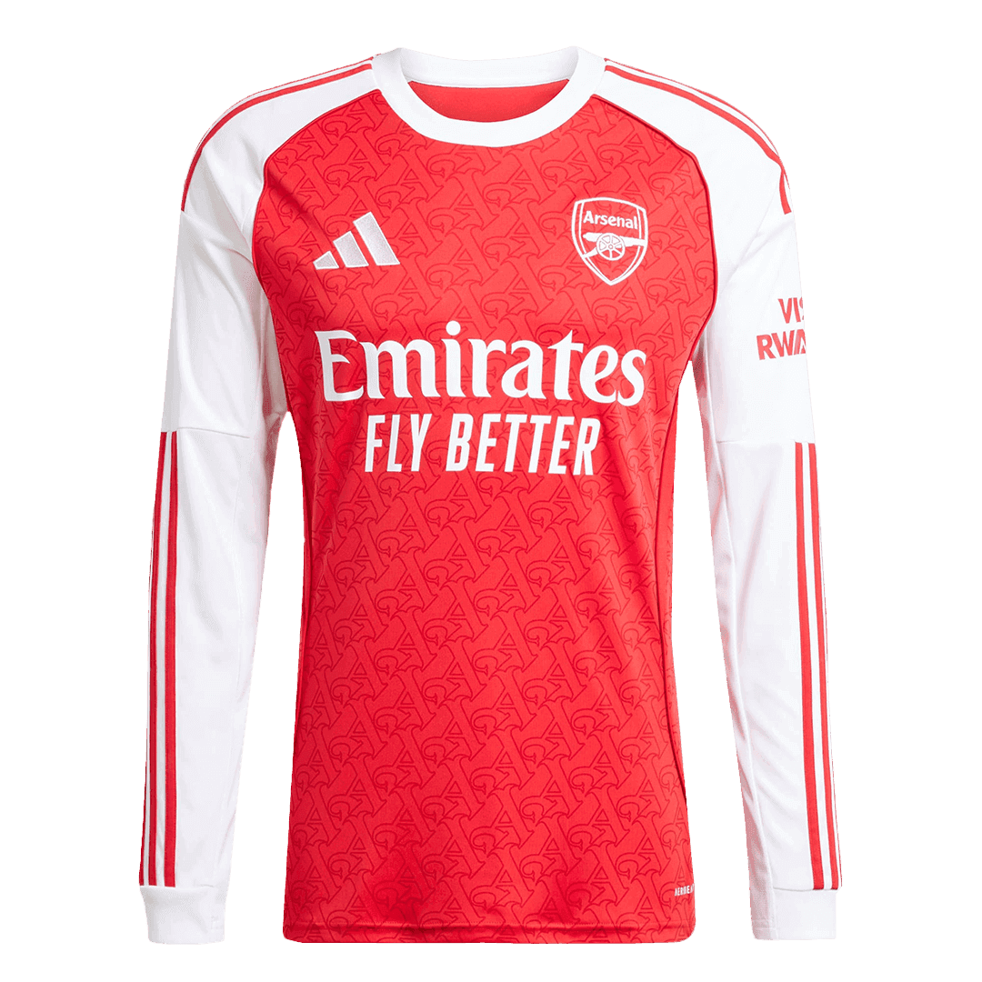 Męska Koszulka Domowa Arsenal Długi Rękaw 2025/26 - Topowe Koszulki Pilkarskie Sklep Internetowy