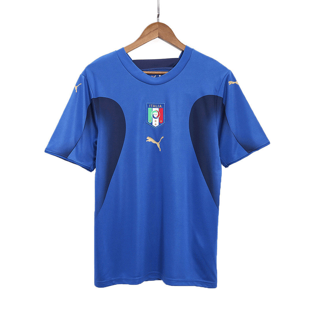 Męska Koszulka Retro Domowa Italy 2006 - Topowe Koszulki Pilkarskie Sklep Internetowy