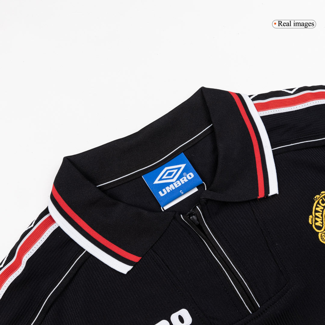 Męska Koszulka Retro Wyjazdowa Manchester United 1998