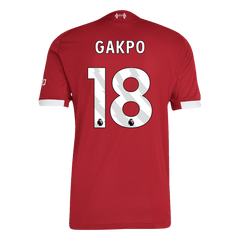 Męska Koszulka Domowa Liverpool GAKPO #18 Wersja Piłkarska 2025/26 - Slim Fit