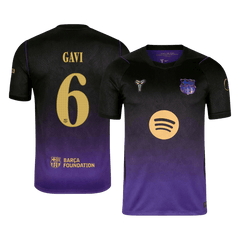 Męska wyjazdowa koszulka FC Barcelony 2026/27 – GAVI #6 (UCL)