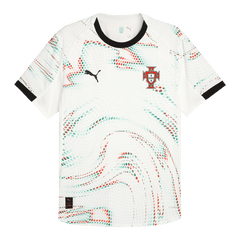 Męska wersja wyjazdowej koszulki piłkarskiej Portugal 2025 - Slim Fit - Topowe Koszulki Pilkarskie Sklep Internetowy