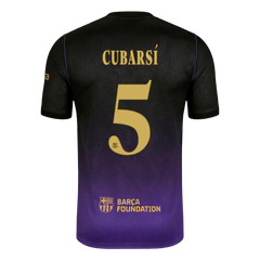Męska wyjazdowa koszulka FC Barcelony 2026/27 – CUBARSÍ #5 (UCL)
