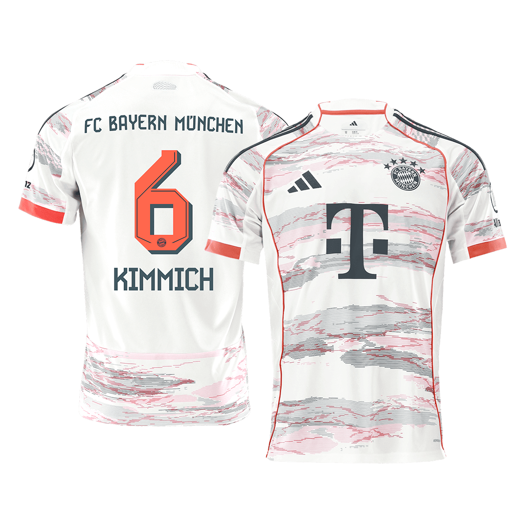 Męska Koszulka Wyjazdowa Bayern Munich KIMMICH #6 2025/26