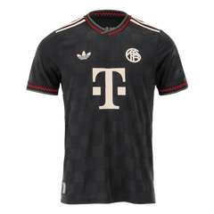 Męski Zestaw Trzecia Wyjazdowa Bayern Munich Wersja Piłkarska (Koszulka+Spodenki) 2025/26 - Slim Fit - Topowe Koszulki Pilkarskie Sklep Internetowy