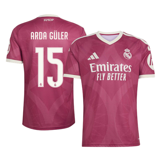 Męska trzecia koszulka Realu Madryt 2026/27 – ARDA GÜLER #15