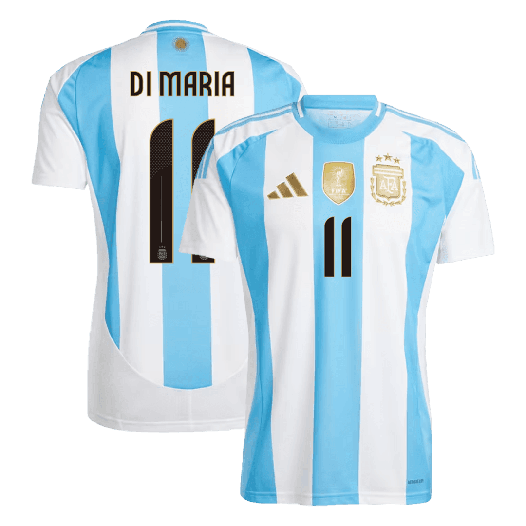 Męska Koszulka Domowa Argentyna DI MARIA #11 2024 - Topowe Koszulki Pilkarskie Sklep Internetowy