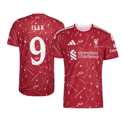 Męska koszulka Liverpoolu domowa ISAK #9 wersja zawodnicza 2026/27 - UCL