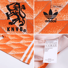 Męska Koszulka Retro Domowa Netherlands 1988