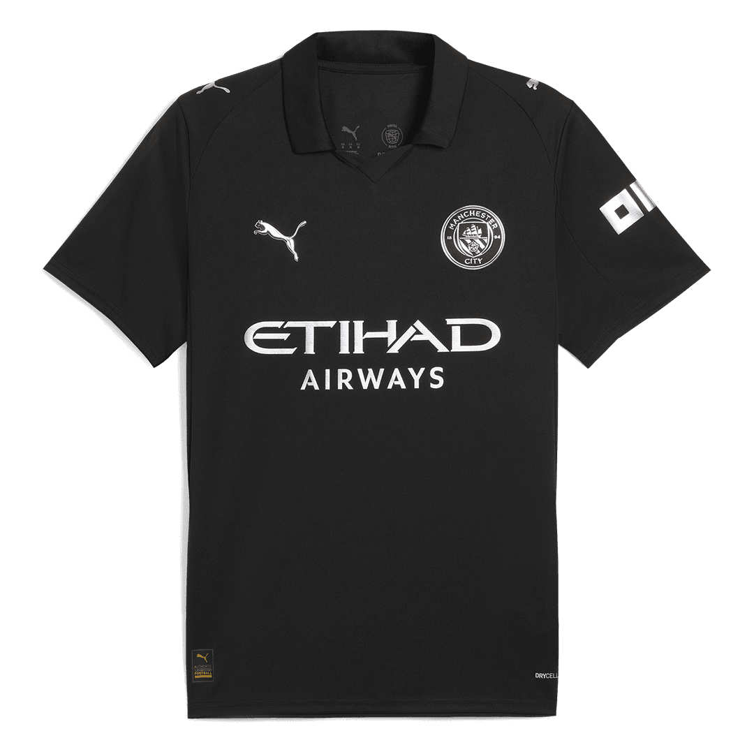 Męska Koszulka Wyjazdowa Manchester City HAALAND #9 2025/26 - Topowe Koszulki Pilkarskie Sklep Internetowy