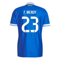Męska Koszulka Trzecia Wyjazdowa Real Madrid F. MENDY #23 Wersja Piłkarska 2025/26 - Slim Fit