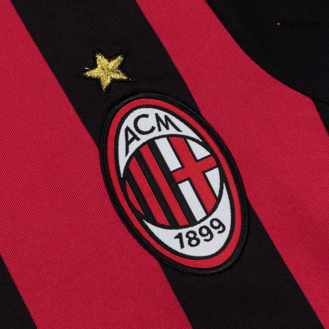 Męska Koszulka Retro Domowa AC Milan 2009/10