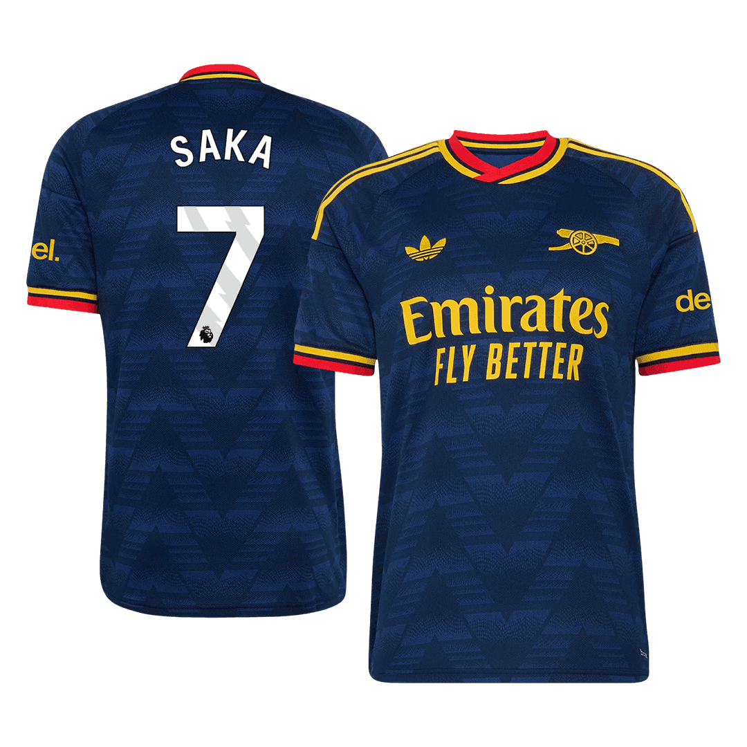 Męska wyjazdowa koszulka Arsenalu 2026/27 – SAKA #7