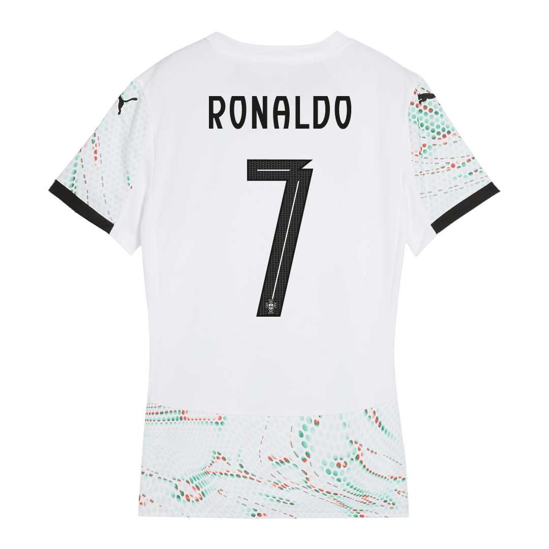 Damska Koszulka Wyjazdowa Portugalia RONALDO #7 2025 - Topowe Koszulki Pilkarskie Sklep Internetowy