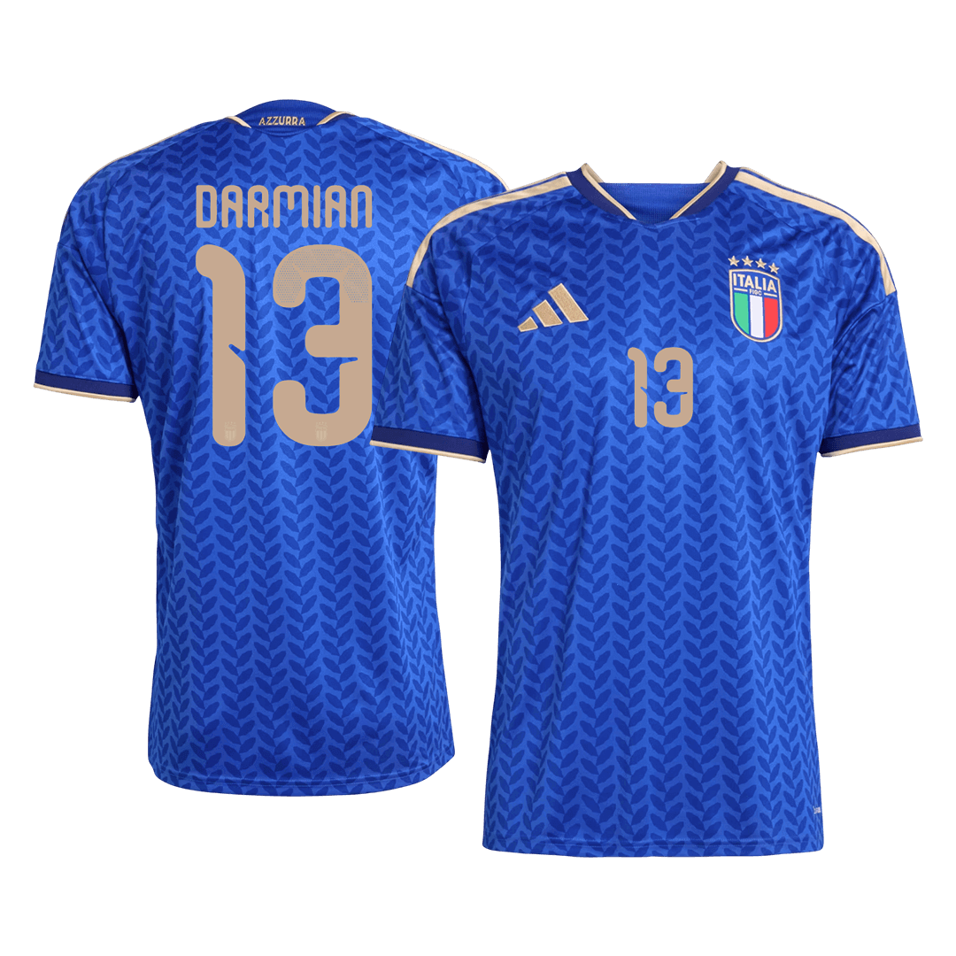 Męska koszulka Włoch domowa DARMIAN #13 – Mundial 2026 [PREMIUM]