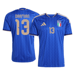 Męska koszulka Włoch domowa DARMIAN #13 – Mundial 2026 [PREMIUM]