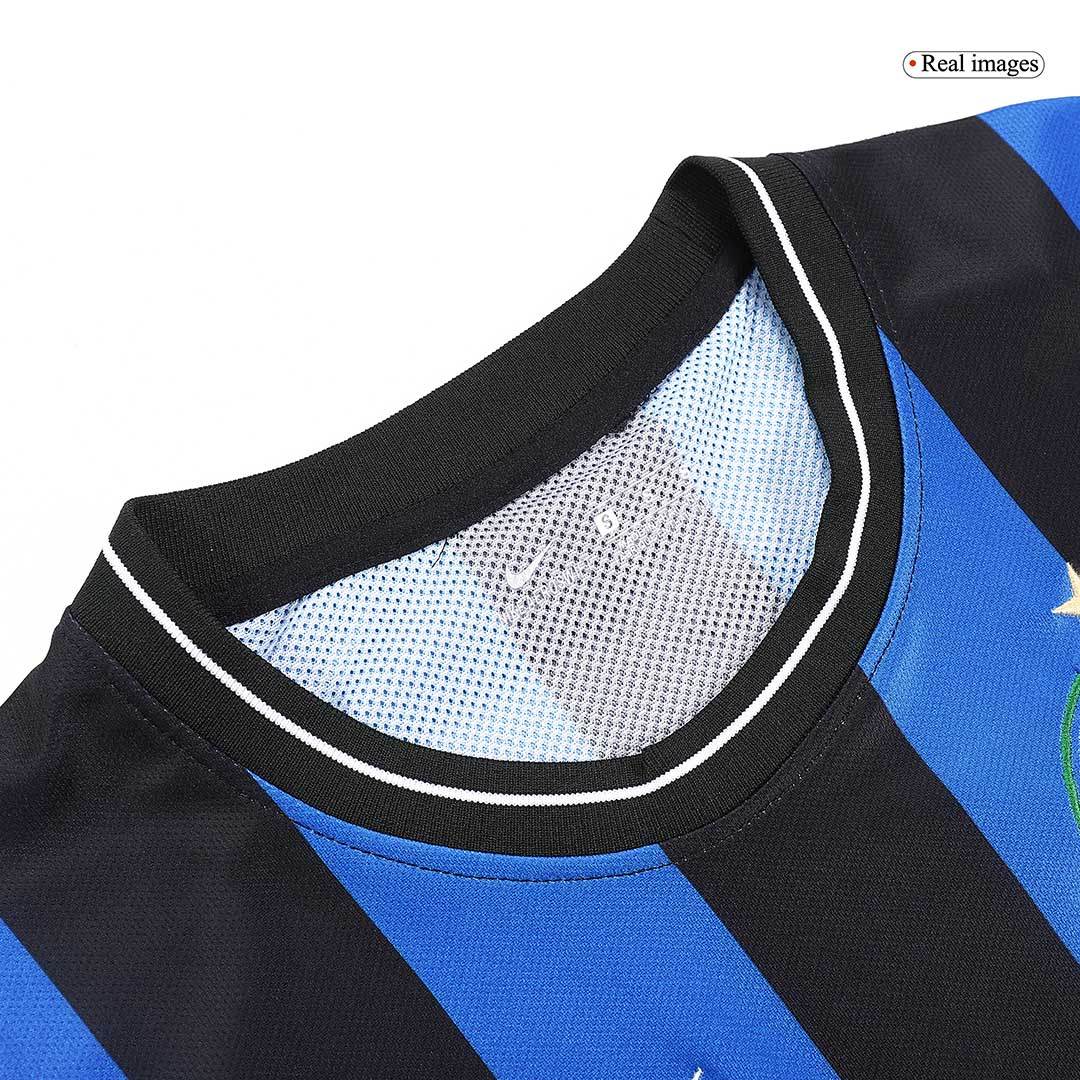 Męska domowa koszulka piłkarska Retro 2009/10 Inter Mediolan - UCL Final - Topowe Koszulki Pilkarskie Sklep Internetowy