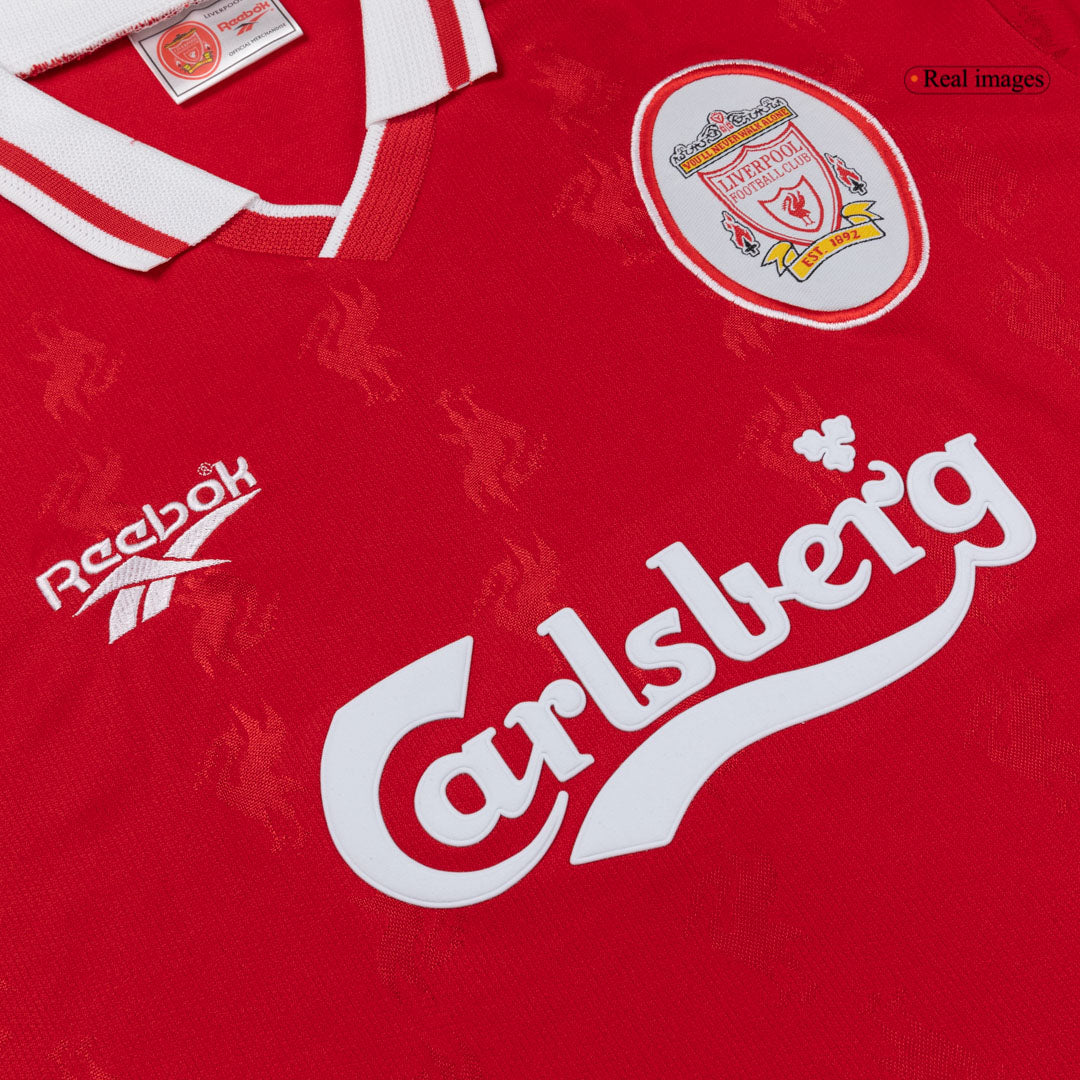 Męska Koszulka Retro Domowa Liverpool 1996/97