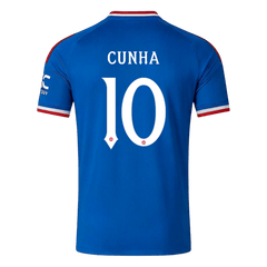 Męska wyjazdowa koszulka Manchesteru United 2026/27 – CUNHA #10 (UCL)